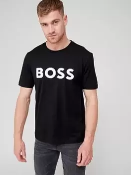 Image of BOSS Tiburt 354 Regular Fit T-Shirt - Black, Size 3XL, Men