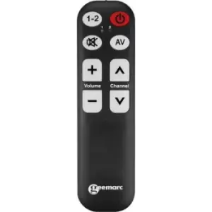 image of Geemarc TV-5 Universal Remote control Black