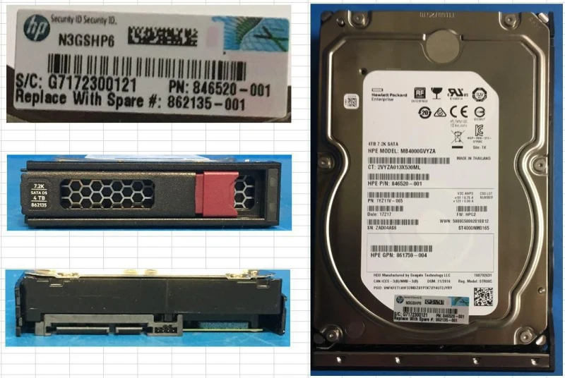 Image of HPE HDD 4 6G 7.2K LFF S MDL
