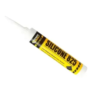 image of EverBuild Tecnic Silicon 825 Sealant Mid Grey 380ml