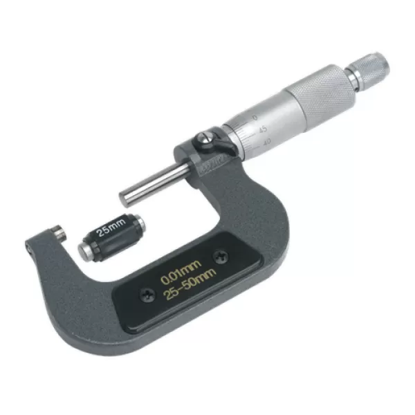 Image of Genuine SEALEY AK9632M External Micrometer 25-50mm