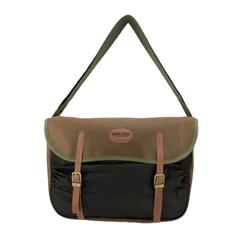 Image of Jack Pyke Mens Leather Strap Game Bag in Brown Brown Male One Size