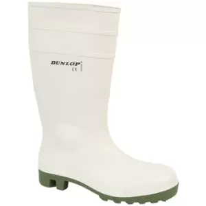 image of Dunlop FS1800/171BV Wellington / Mens Boots / Safety Wellingtons (42 EUR) (WHITE)