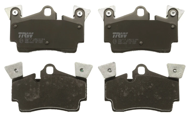 Image of TRW GDB1652 Brake pad set prepared for wear warning indicator Brake Pad Set,disc brake (402)