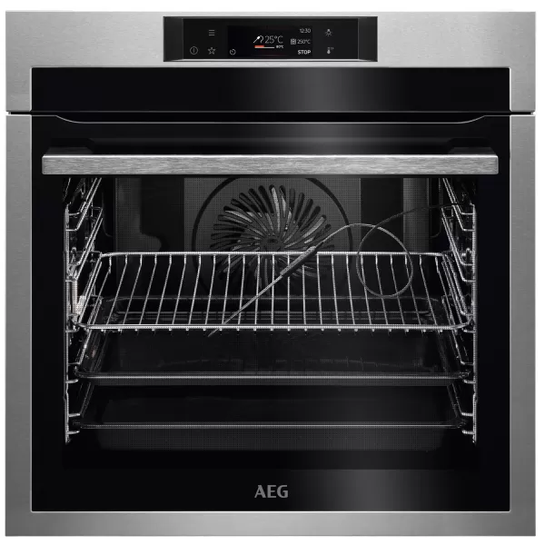 image of AEG BPE742380M Built In Electric Single Oven - Stainless Steel - A++ Rated