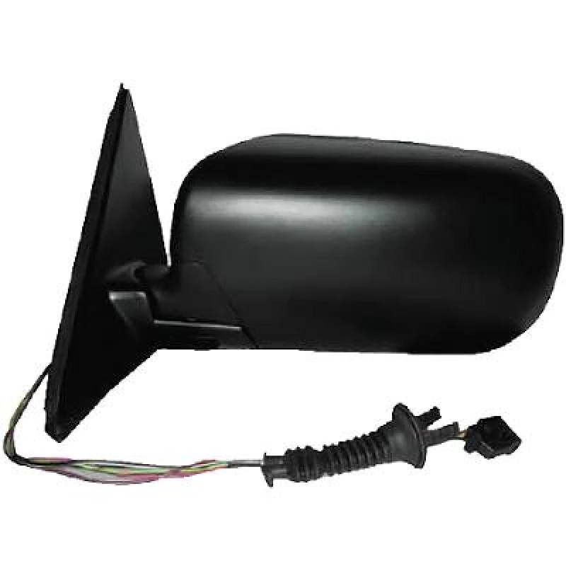 Image of DIEDERICHS 1223225 Wing mirror Left, black, Complete Mirror, Grained Outside Mirror (50)