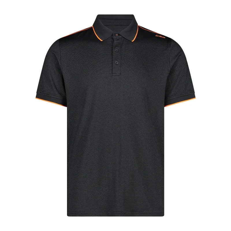 Image of CMP Jersey polo shirt CMP Noir Male S
