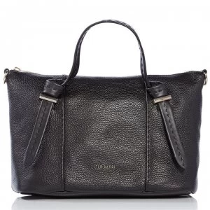 Image of Ted Baker Olmia knotted handle small tote bag - Black