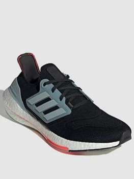 Image of adidas Ultraboost 22 Running Shoes - Black/Grey, Size 12, Men