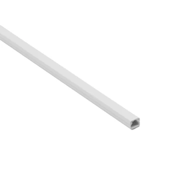 image of D-Line Trunking - 10mm x 8mm x 2m Length - White