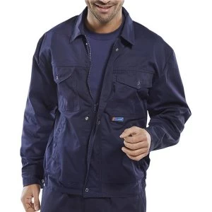 image of Super Click Workwear Drivers Jacket 34" Navy Blue Ref PCJHWN34 Up to