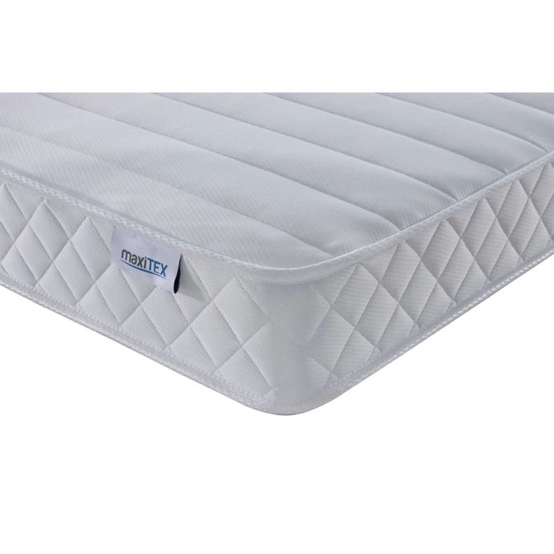 Image of Maxitex Kids Premier Sprung Mattress in White Size: Single White Unisex Single