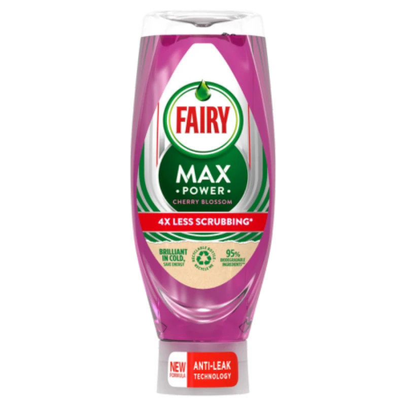 Image of Fairy Liquid Max Power Cherry Blossom 640ml