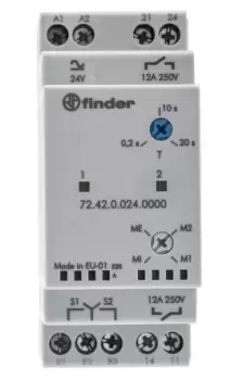 Image of Finder Monitoring Relay With DPST Contacts