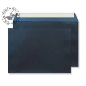 Image of Blake Creative Shine C4 120gm2 Peel and Seal Wallet Envelopes Midnight