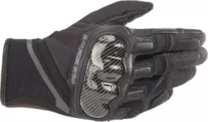 Image of Alpinestars Chrome Motorcycle Gloves, black-grey Size M black-grey, Size M