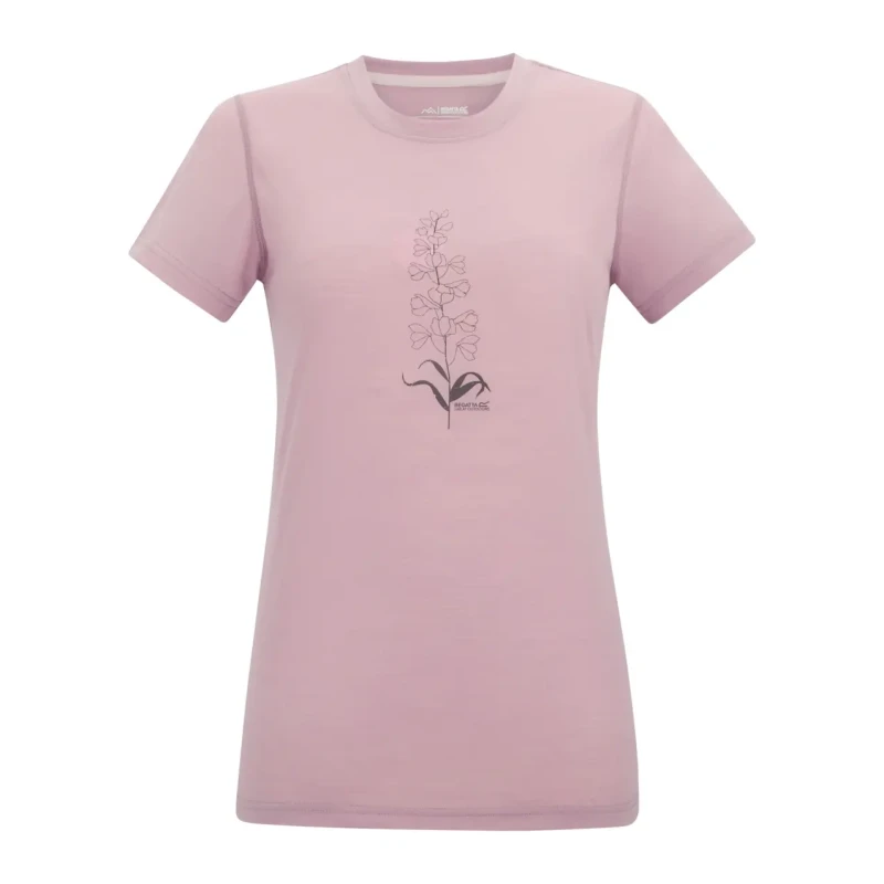 Image of Womens T-Shirt Regatta Escade Violet Female 36