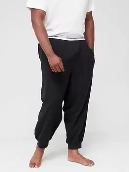 Image of Calvin Klein Mens Modern Cotton Stretch Lounge Plus Pants - Black, Size 2XL, Men