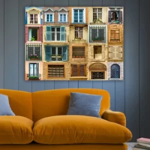 Image of 284015237_70100 Multicolor Decorative Canvas Painting