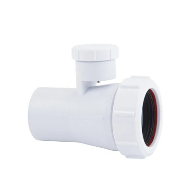 Image of Mcalpine 1 1/2 Inch White Anti-Siphon Adaptor For Waste Pipes
