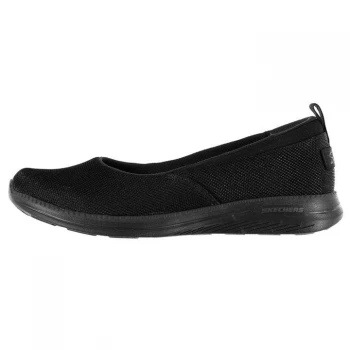 image of Skechers City Pro Slip On Shoes Ladies - Black