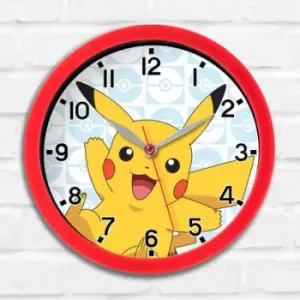 image of Pokemon Pikachu Wall Clock