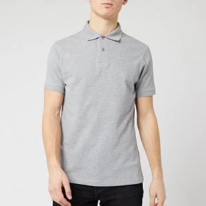 Barbour Mens Sports Polo - Grey Marl - S