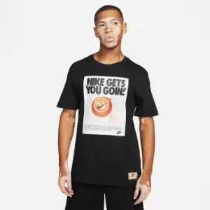 Image of Nike M Nsw Si 1 Photo T-Shirt, Black, Male, T-Shirts, DX1073-010