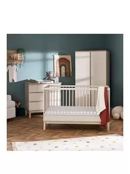 image of Obaby Astrid 3 Piece Nursery Furniture Set - Satin, Satin