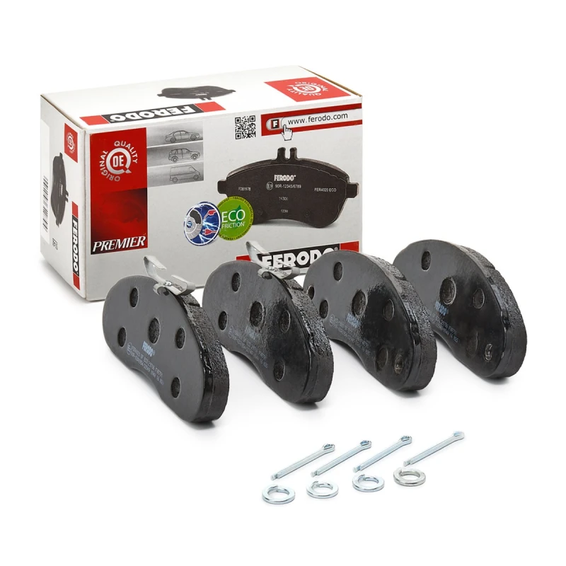 Image of FERODO Brake pad set FERODO FVR791