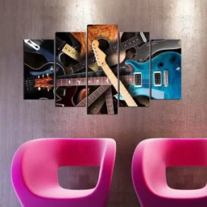 Image of 5MF-59 Multicolor Decorative MDF Painting (5 Pieces)
