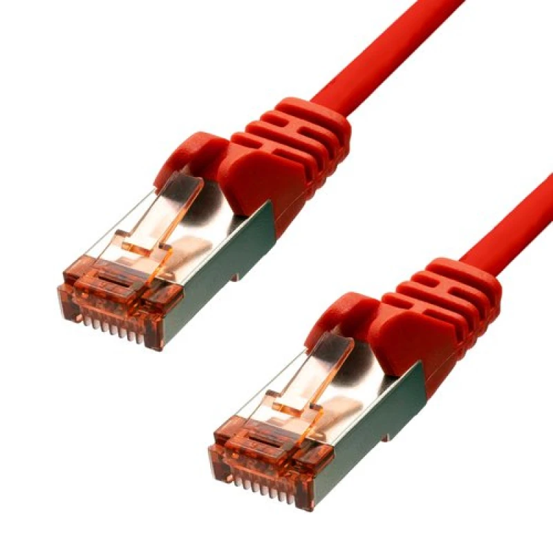 Image of ProXtend CAT6 F/UTP CCA PVC Ethernet Cable Red 30cm