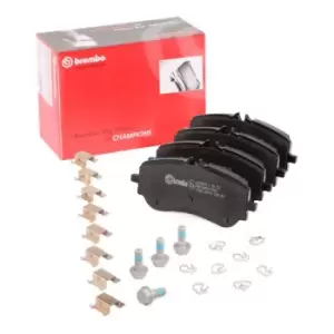 Image of BREMBO Brake pad set VW,MAN P 85 172 2H6698451,2H6698451A,2N0698451 2H6698451A,2N0698451,65508206002,65508206005,2H6698451,2H6698451A,2N0698451