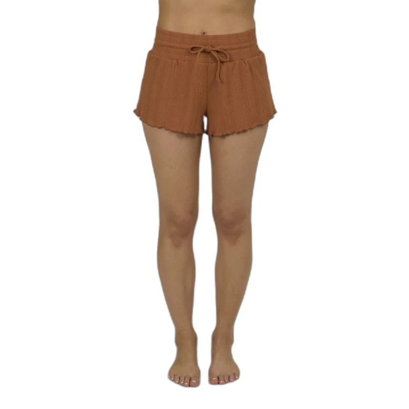 Image of Womens swim shorts Salty Crew Seafarer Marron Female XS