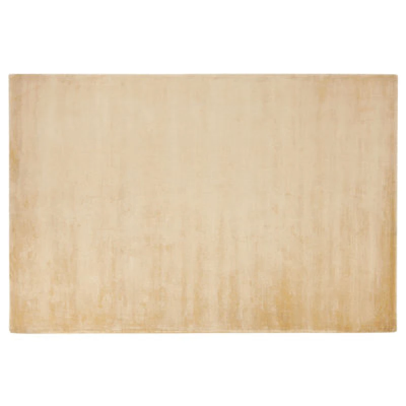 Image of Beliani Rug Gesi Ii Sand Beige 160 X 230 Cm Viscose