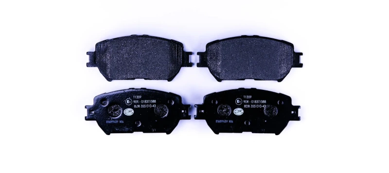 Image of HELLA Brake pad set HELLA 8DB 355 010-431