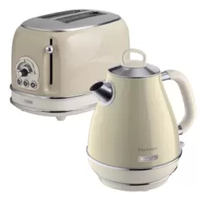 image of Ariete Cream Jug Kettle and 2 Slice Toaster Pack