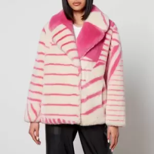 Image of Jakke Rita Faux Fur Coat - L