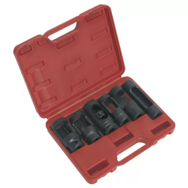 image of Genuine SEALEY SX0401 Diesel Injector Window Socket Set 6pc 1/2Sq Drive