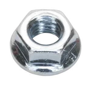 Image of Flange Nut Serrated M8 Zinc DIN 6923 Pack of 100