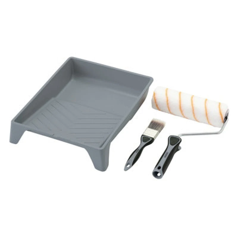 Image of Draper 20947 Medium Pile Polyester Paint Roller & Brush Set with S... 20947
