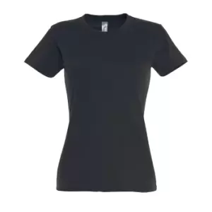 Image of SOLS Womens/Ladies Imperial Heavy Short Sleeve T-Shirt (M) (Mouse Grey)