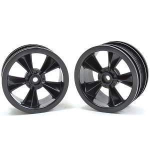 image of Rpm &amp;Quot;N2O&amp;Quot; Gloss Black Resto Mod Sedan Wheels