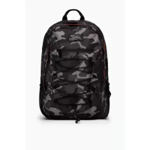 image of Hype Mono Camo Maxi Backpack (One Size) (Black/Grey)