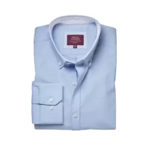 image of Brook Taverner Mens Lawrence Formal Shirt (14.5in) (Sky Blue)