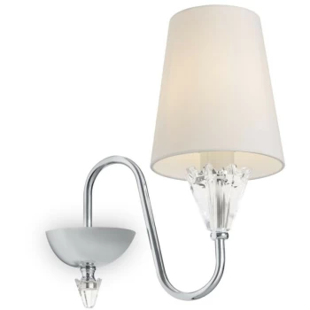 image of Maytoni Modern - Florero Modern Florero Chrome Wall Lamp with Shade