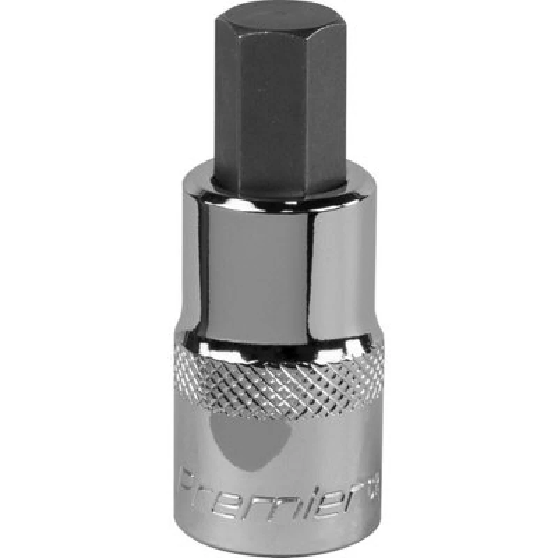 Image of Loops 12mm Forged Hex Socket Bit - 1/2" Square Drive - Chrome Vanadium Wrench Socket Multi