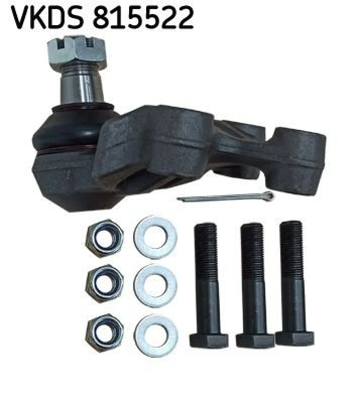 Image of SKF VKDS 815522 Ball joint with synthetic grease Support-/Steering Link (2462)