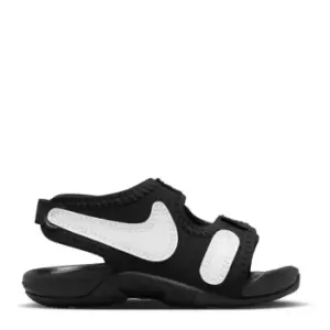 Image of Nike Sunray Adjust 6 Baby/Toddler Slides - Black