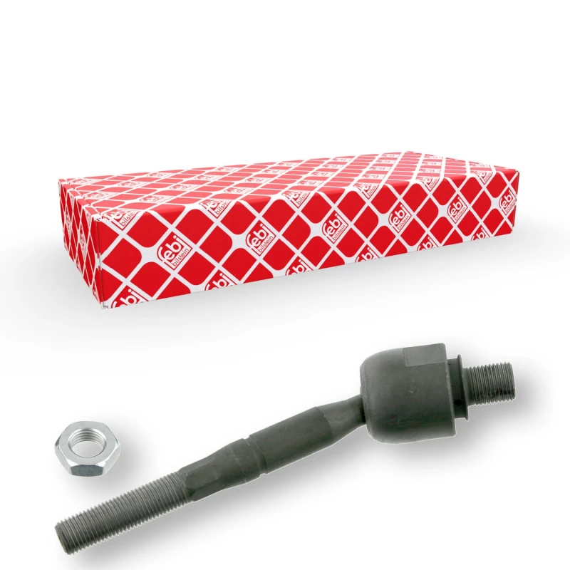 Image of FEBI BILSTEIN 27813 Inner Tie Rod OE Turbo NEW, Front axle both sides, with counter nut Inner Tie Rod (51)